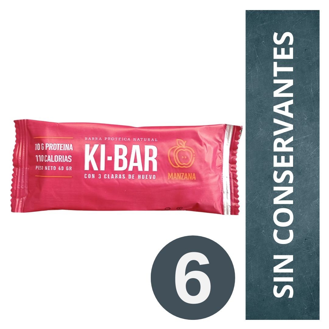 6-barras-proteicas-naturales-ki-bar-sabor-manzana-y-algarroba-x-40-gr