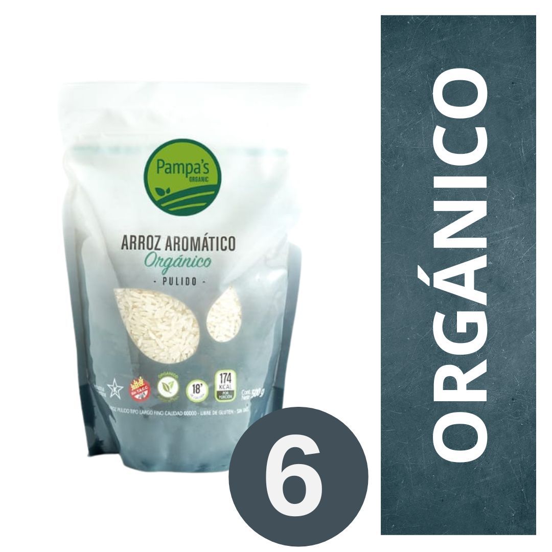 arroz-organico-aromatico-pulido-pampas-organic-6-x-500-gr