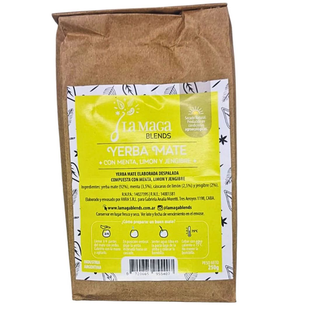 yerba-mate-la-maga-blend-de-menta-limon-y-jengibre-x-250-gr