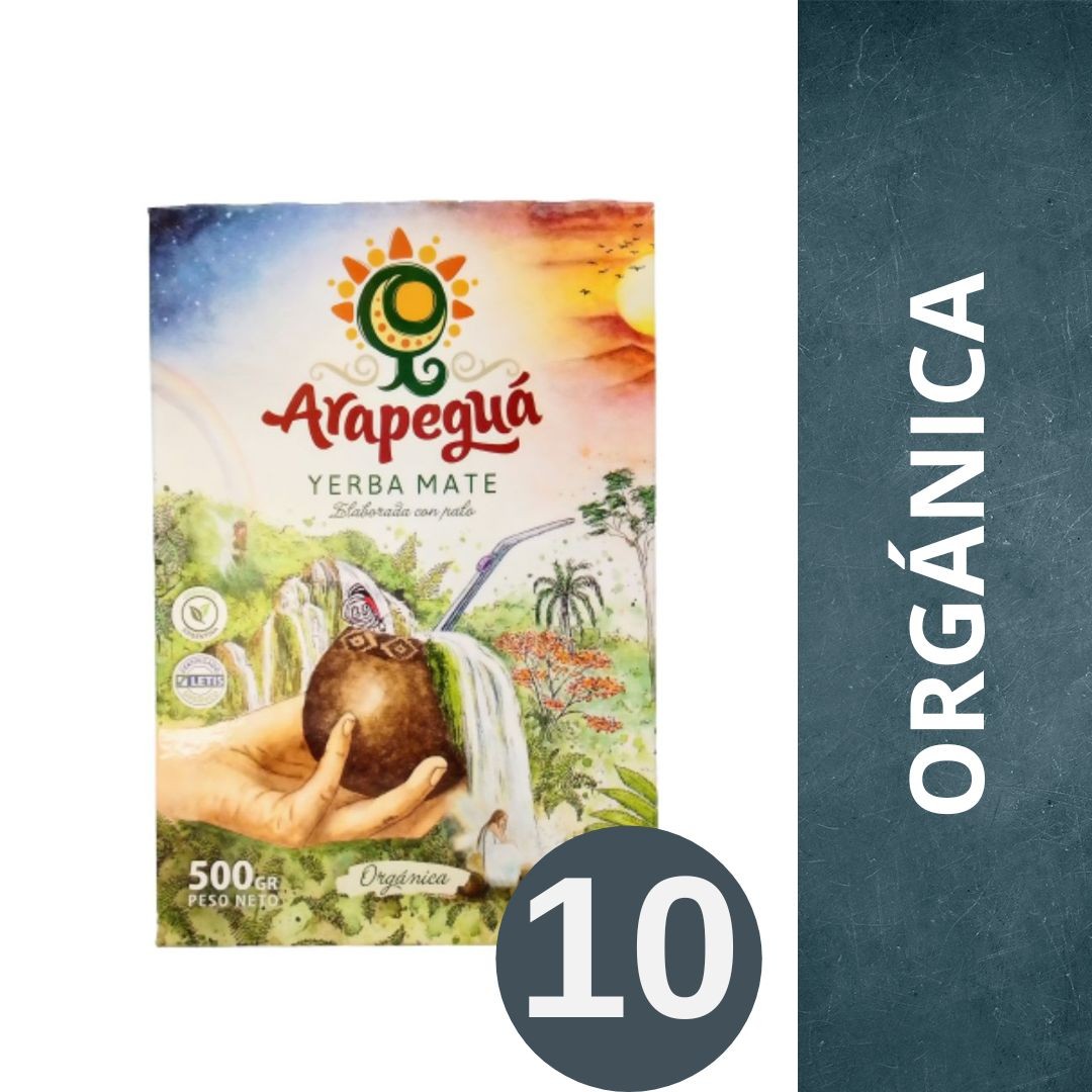 pack-de-yerba-mate-organica-arapegua-10-x-500-gr