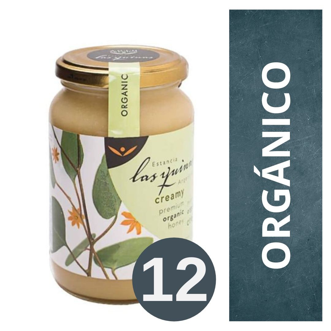 caja-de-miel-organica-las-quinas-cremosa-12-x-500-gr