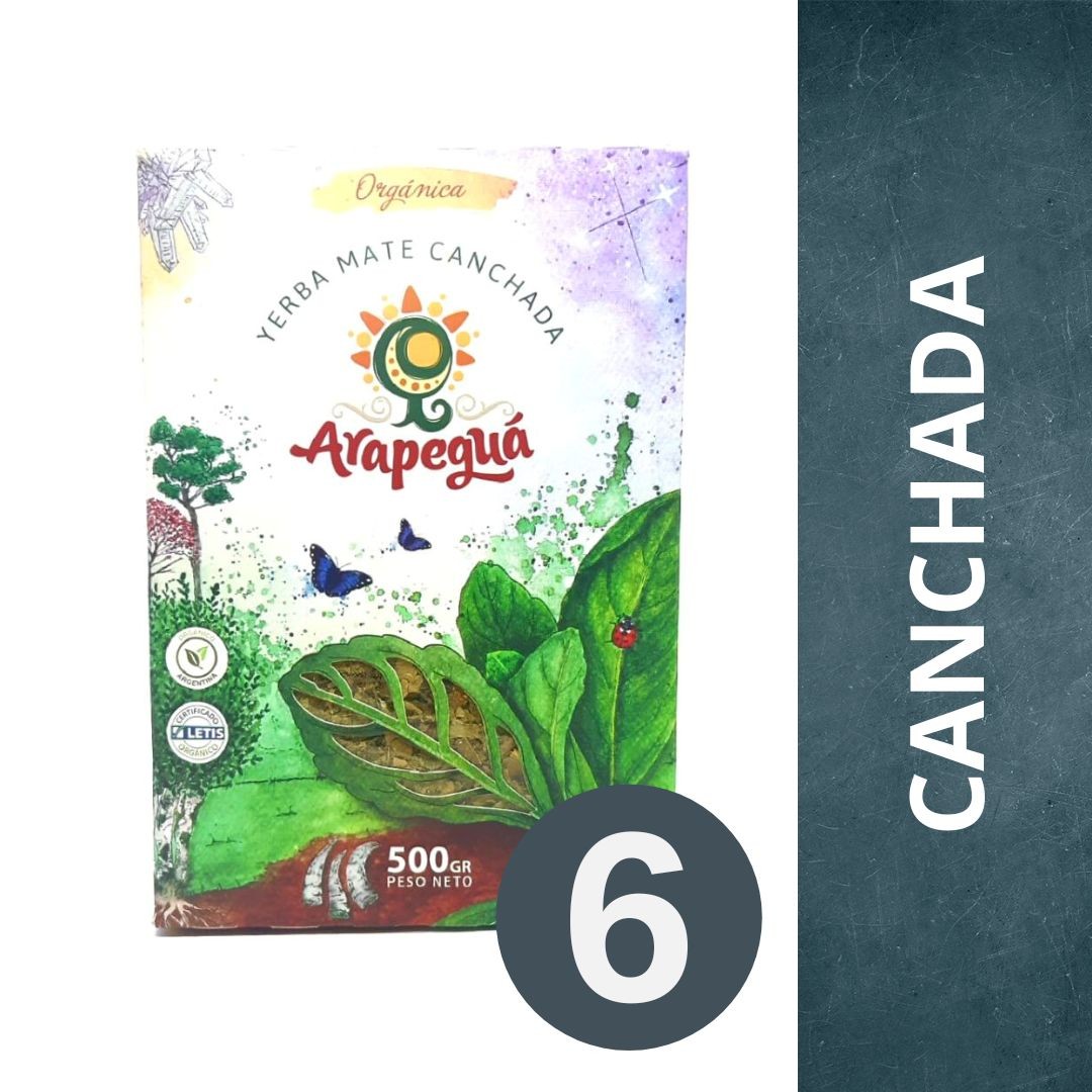 pack-de-yerba-mate-organica-canchada-arapegua-6-x-500-gr