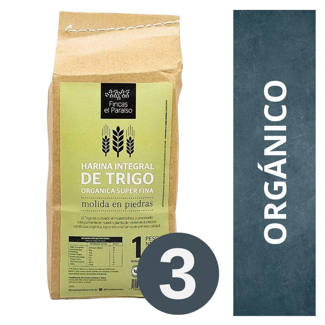 pack-de-harina-integral-organica-de-trigo-super-fina-tipo-000-fincas-el-paraiso-3-x-1-kg